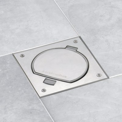 KSE4SEC/23/72 Stainless steel finish -13amp socket - Security Lock - Image 6