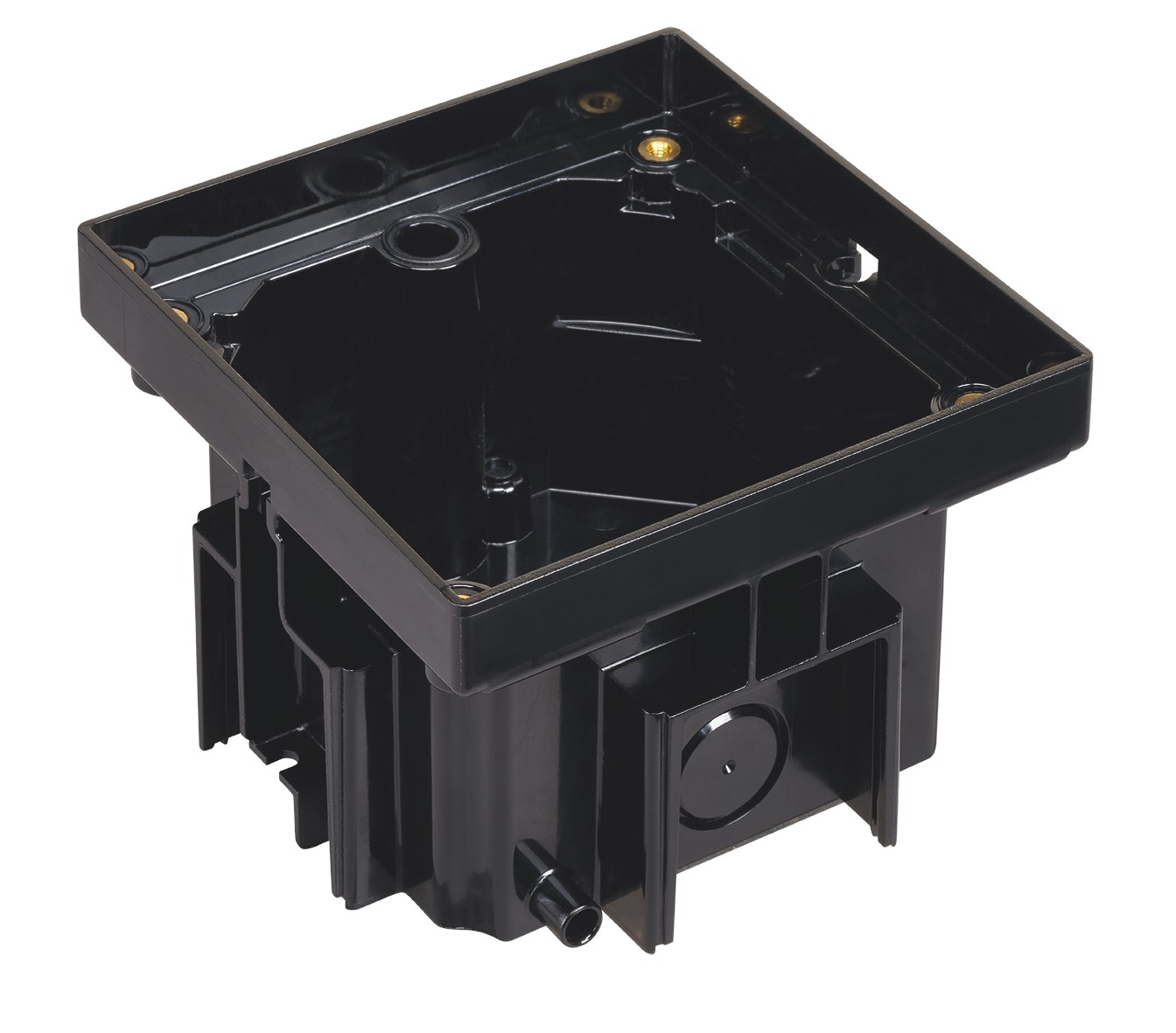 KFH100SEC/74 - Black Metal Surface - Empty Top Section - Security Lock - Image 5