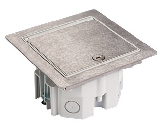 KFH140SEC/72 - Stainless steel - 1no. 13amp UK socket - Security Lock - Image 7