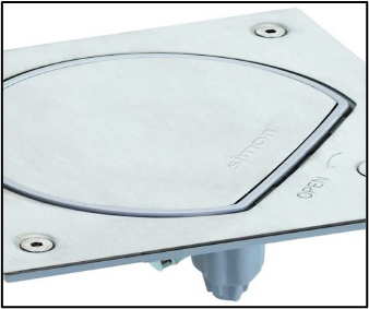KSE4SEC/23/72 Stainless steel finish -13amp socket - Security Lock - Image 2